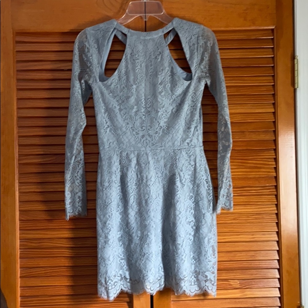 For Love And Lemons Light Blue Lace Dress - Picture 8 of 8